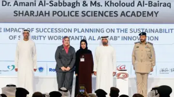أكاديمية الشارقة للعلوم الشرطية تحصد ذهبية جائزة أفكار عربية